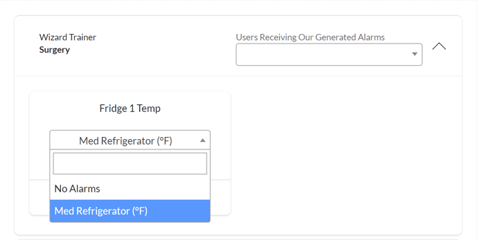 Alarm profile - alarm activation