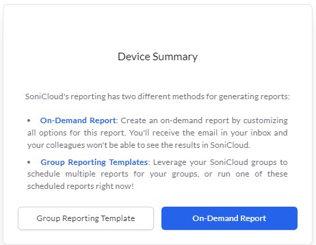 Device Summary template